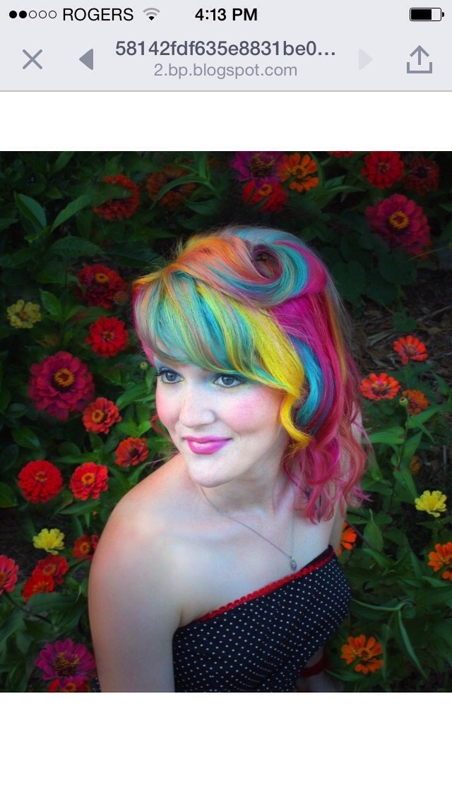 Rainbow Hair Colors 