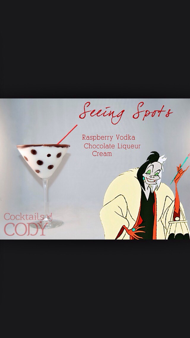 Disney Inspired Cocktail Drinks. Created By Cocktails By Cody. 