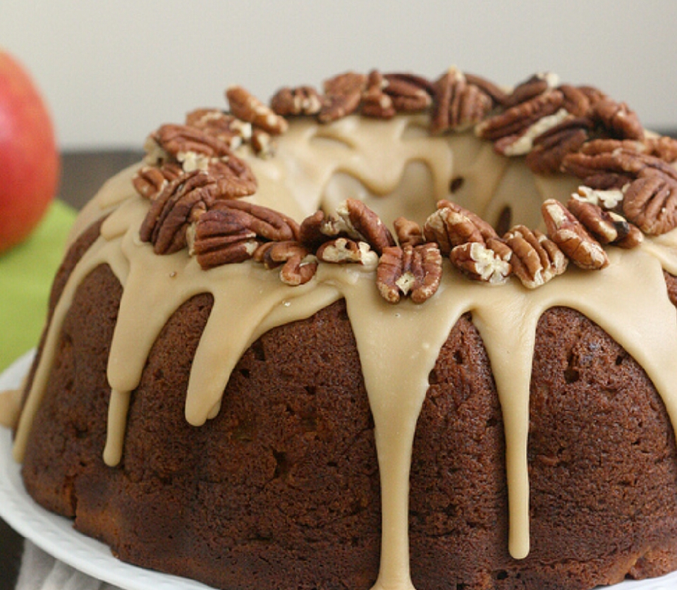 Apple Cream Cheese Bundt Cake!