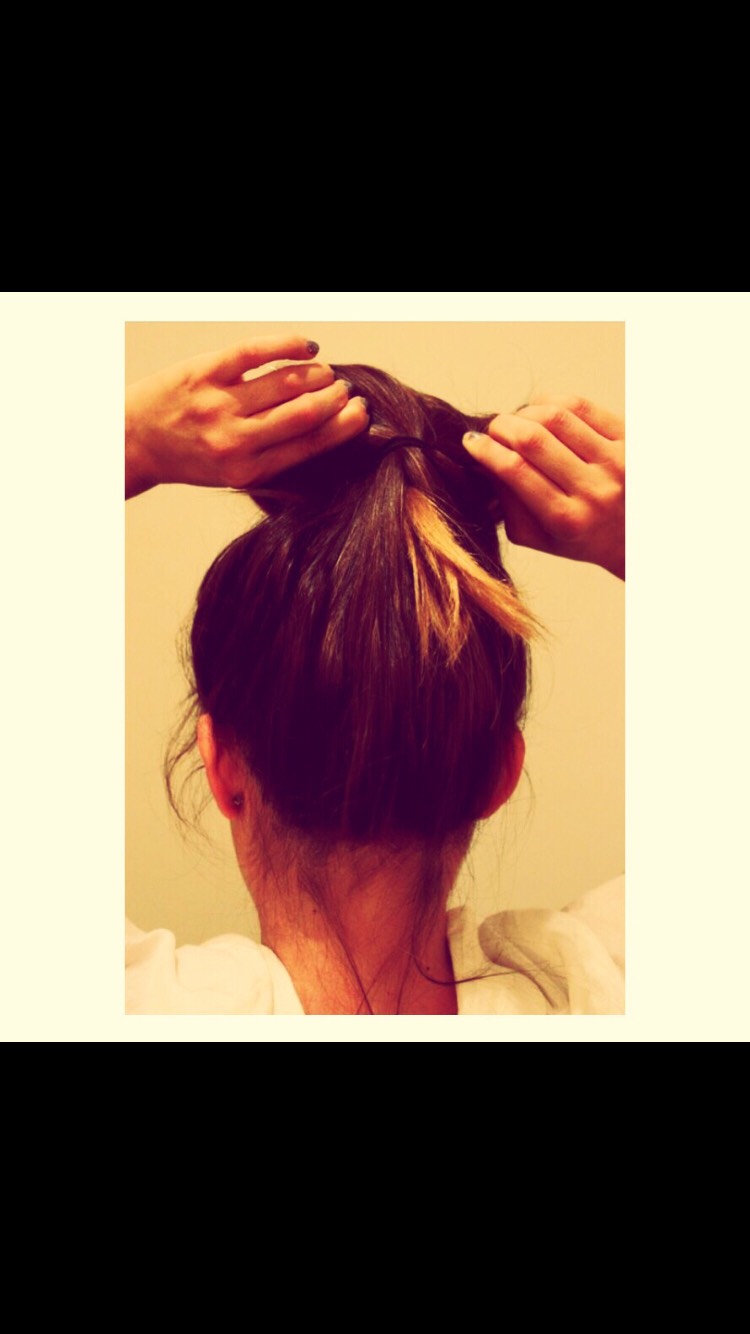 Super Easy Super Cute Top Bun !! 