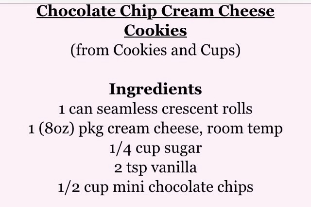 ✨🍪Peanut Butter Chocolate Chip Cream Cheese Cookies✨🍪🍥
