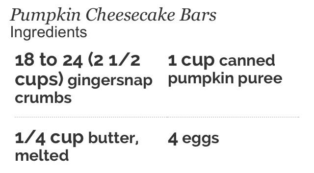 How To Make Pumpkin Cheesecake Bars