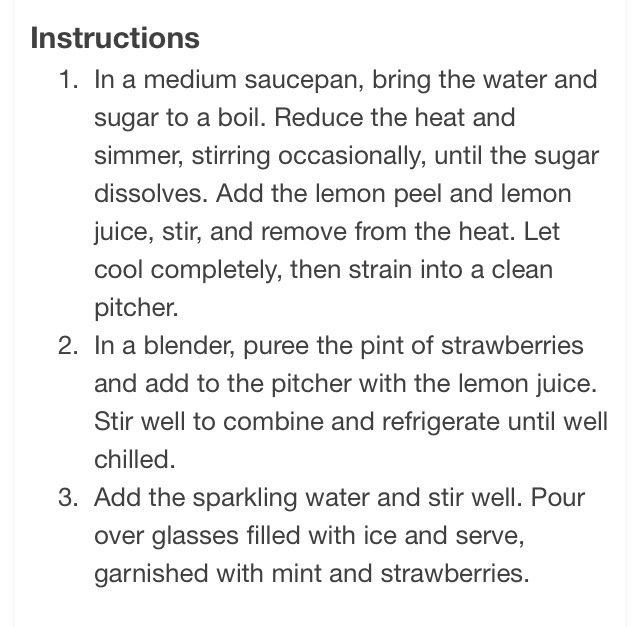 How To Make Sparkling Strawberry Lemonade