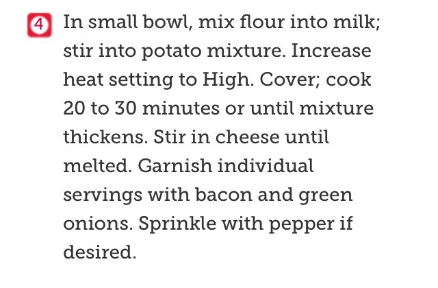 Slow Cooker Cheesy Potato Soup