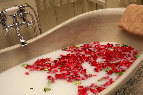 You can also add dried or fresh rose petals or rose essential oils for a more sexy feel scent along with 2/3 cup of milk or powdered milk (for storing).