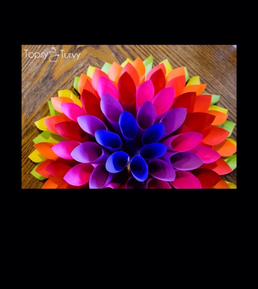 How To Make A Paper Wreath #tipit