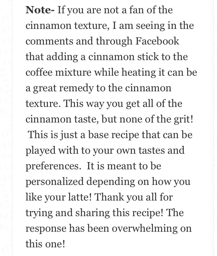 Pumpkin Spice Latte Recipe 