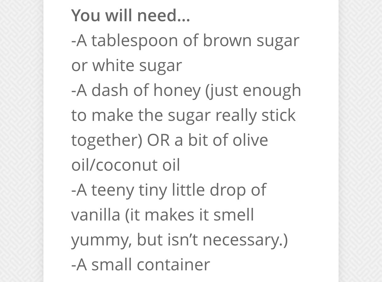 How To Make A Sugar Lip Exfoliating Scrub