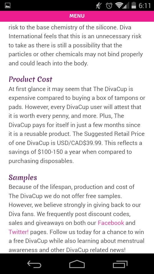 Diva Cup!?