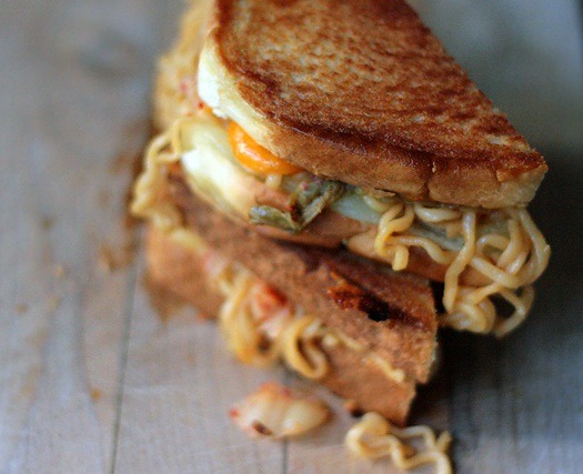 21. Kimchi Ramen Grilled Cheese