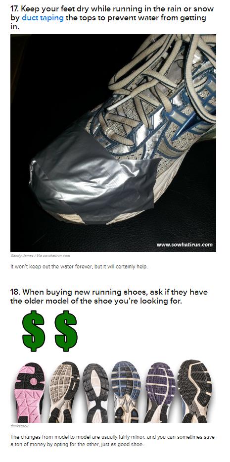19 Insanely Clever Hacks And Tricks To Improve Your Run