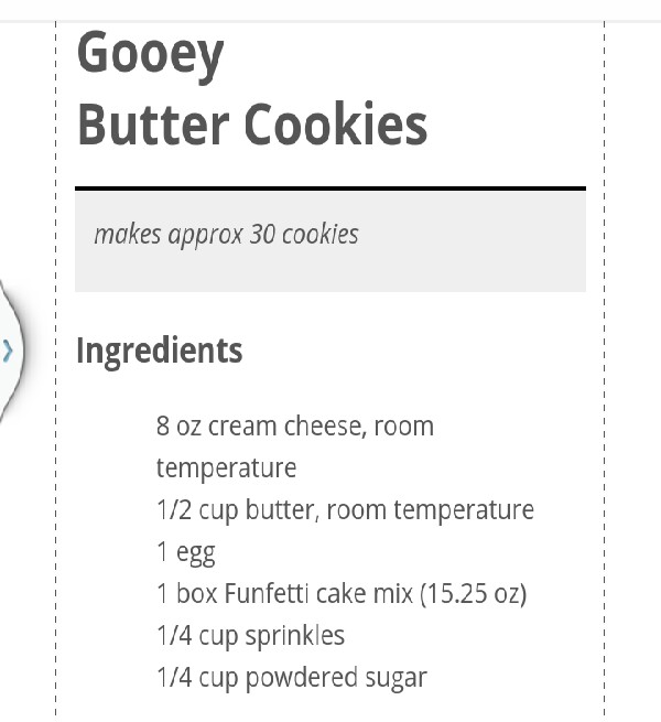 Gooey Butter Funfetti Cookies! 