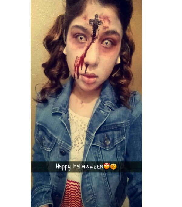Super awesome halloween makeup idea 🎃