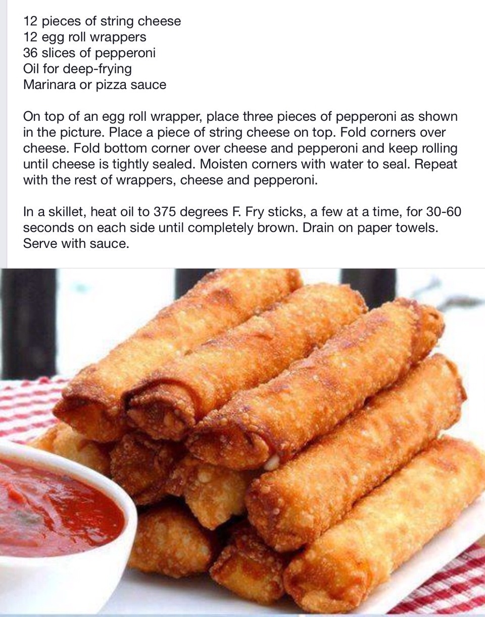 Pizza Egg Rolls 🆒