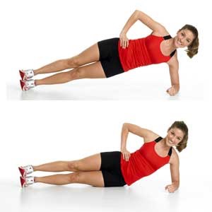 2 sets of 15 dips on each side