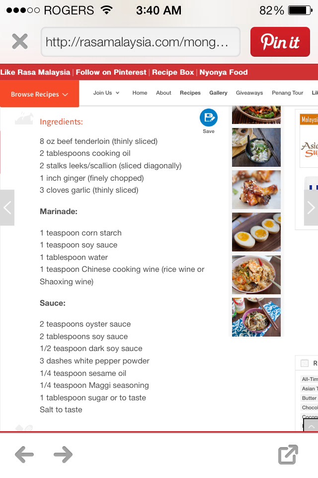 Mongolian Beef Recipe