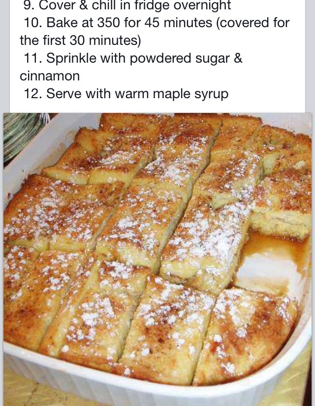 FRENCH TOAST BAKE