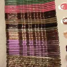 15. Add style to your hairdo with some nail-polish-painted bobby pins.