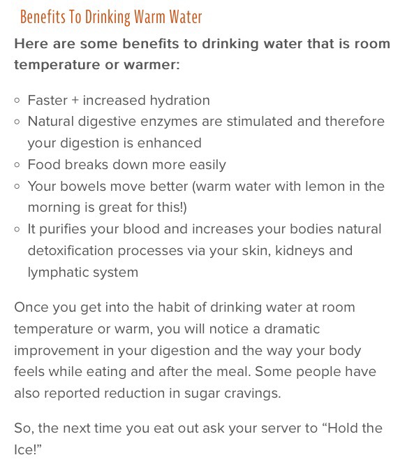 Why You Should Never Drink Ice Cold Water #tipit