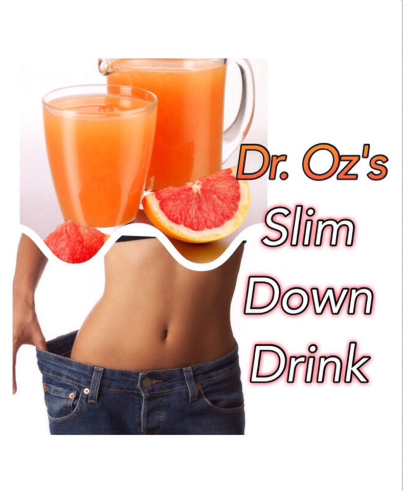 The info of making dr oz slim down drink are in the next pages!!!!