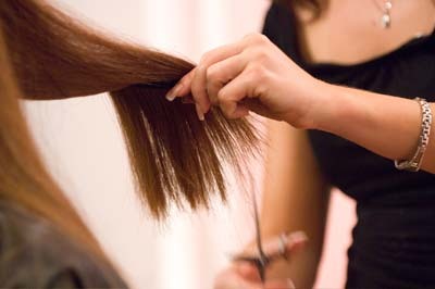 Cut dead ends / split ends because it could cause hair to stop growing 
