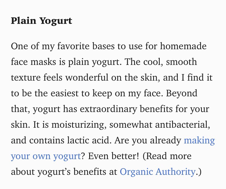 Homemade Facial Masks W/ Add-in's For Your Specific Skin Concerns.
