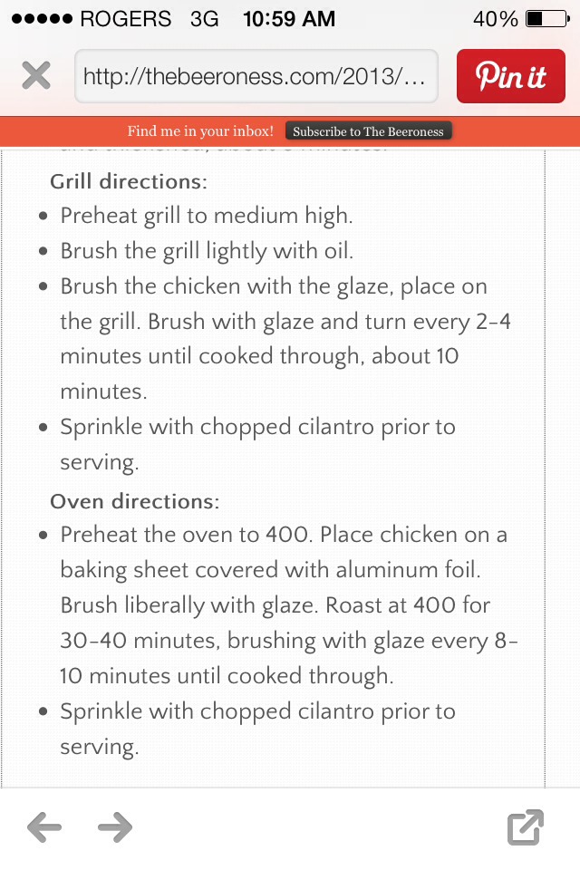 Honey And Beer Glazed Chicken Skewers