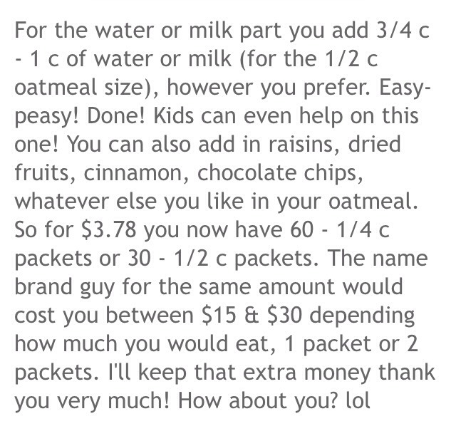 DIY Instant Homemade Packs- 60 Packs For Less $4.00 & 10 Minutes Of Ur Time!