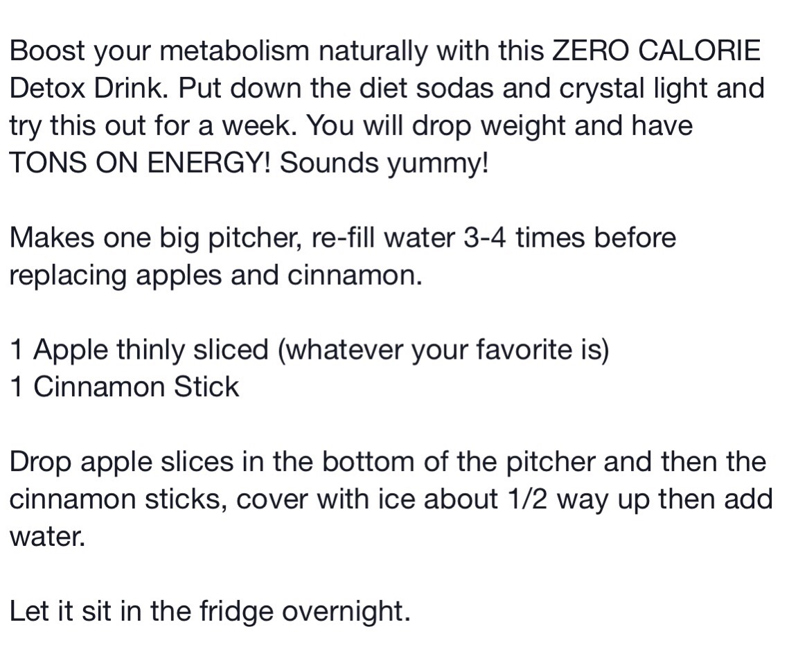 Apple Cinnamon Fat Flush