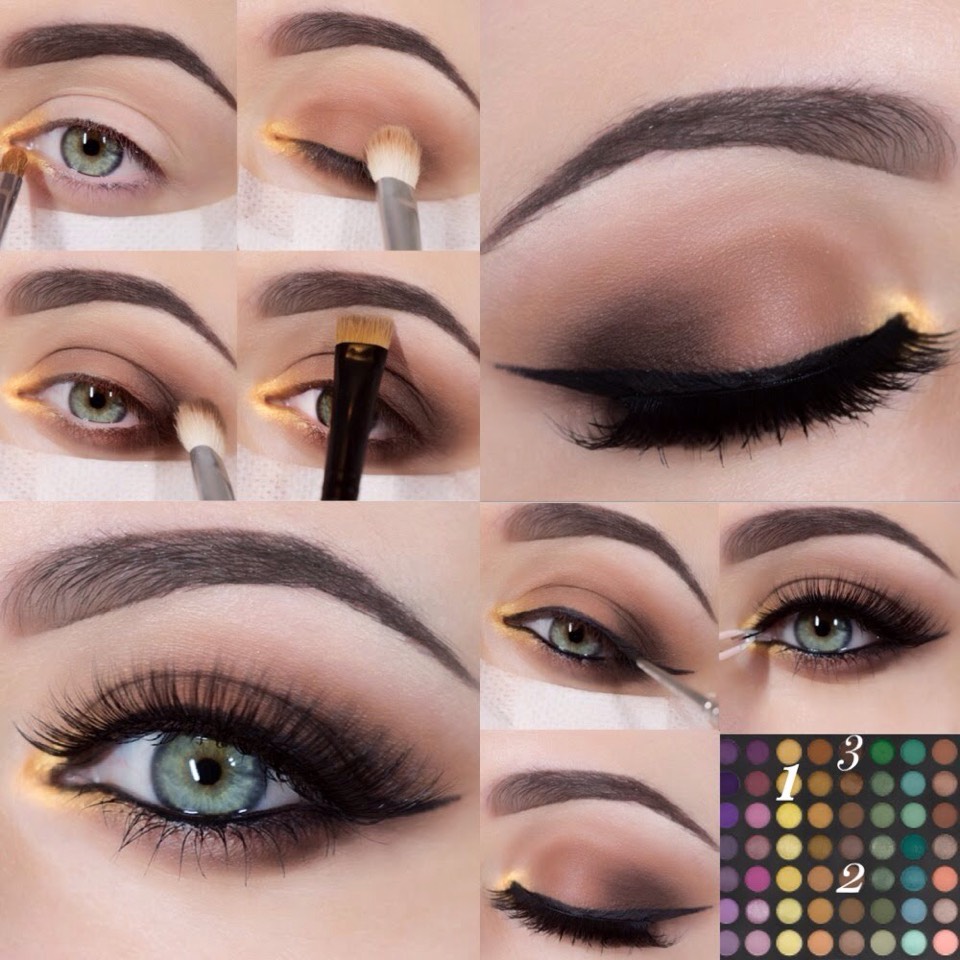 Subtle but brilliant eye makeup look