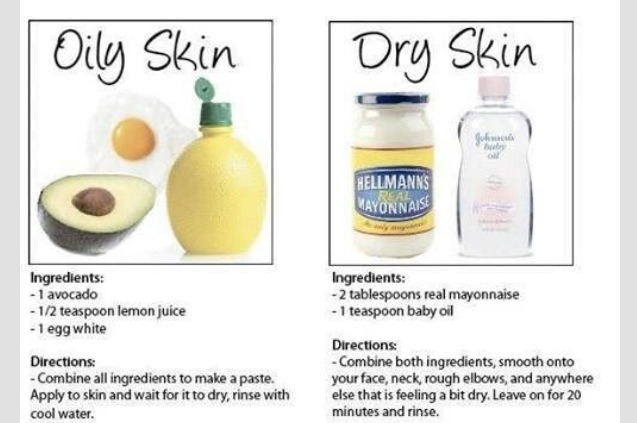 Face Masks For Your Type Of Skin! ( DIY Masks With Things In Your Kitchen! )