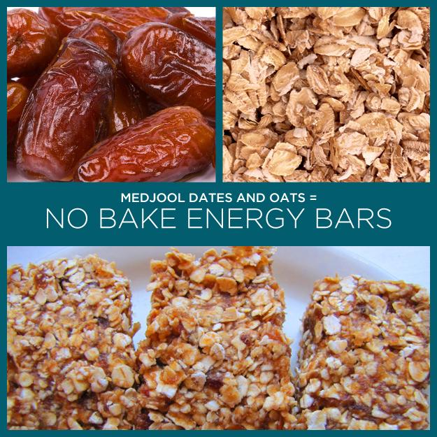 31. Medjool Dates + Oats = No Bake Energy Bars
