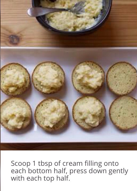 Boston Cream Pie Cup Cakes 