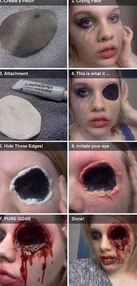 Easy Halloween Makeup Tutorials! #HalloweenTip