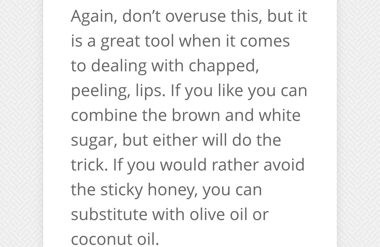 How To Make A Sugar Lip Exfoliating Scrub
