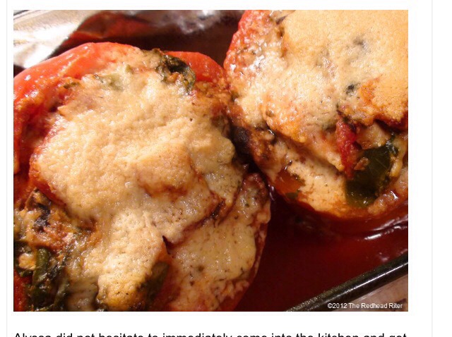 Baked Chicken Stuffed Peppers