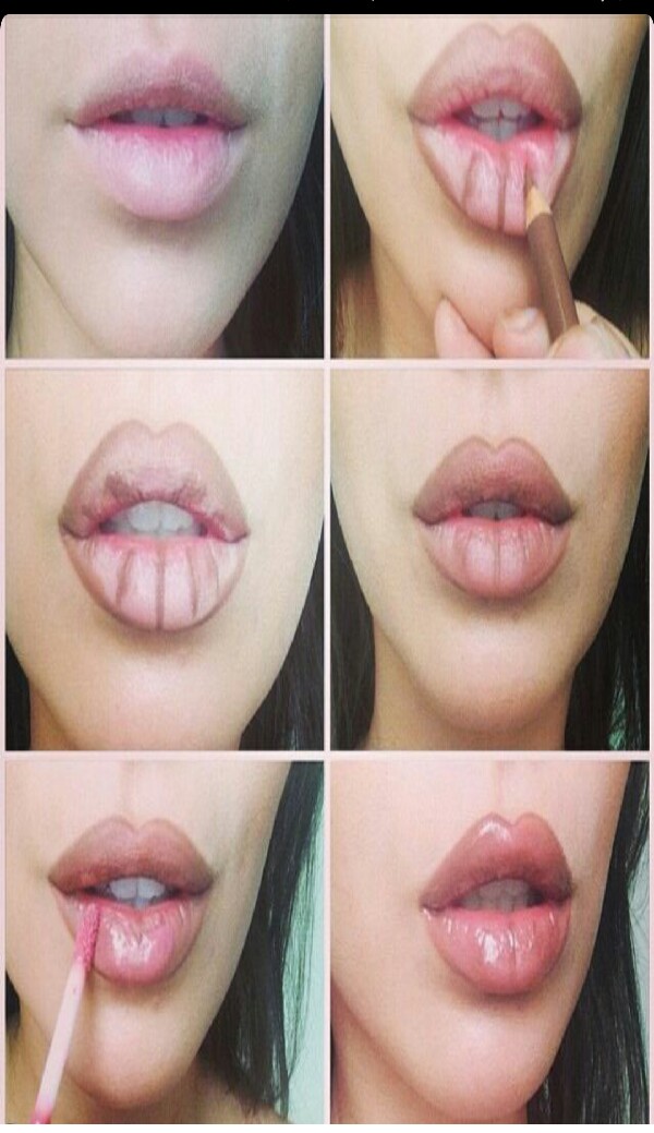 want beautiful  and bigger more natural lips?? heres how!