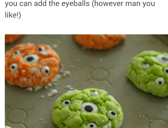 ULTIMATE OOYE GOOEY MONSTER EYE COOKIES
