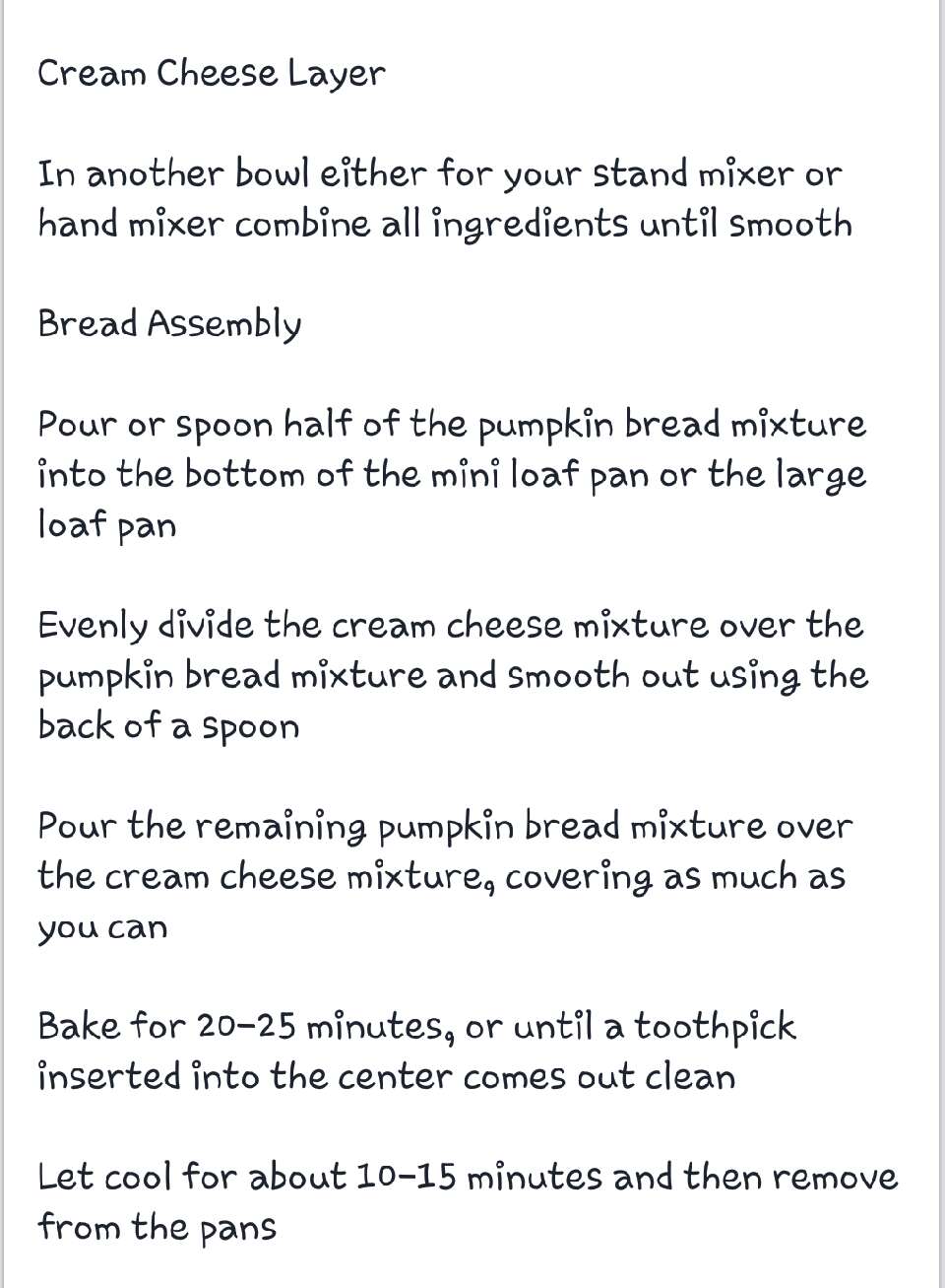 Pumpkin Cream Cheese Bread!