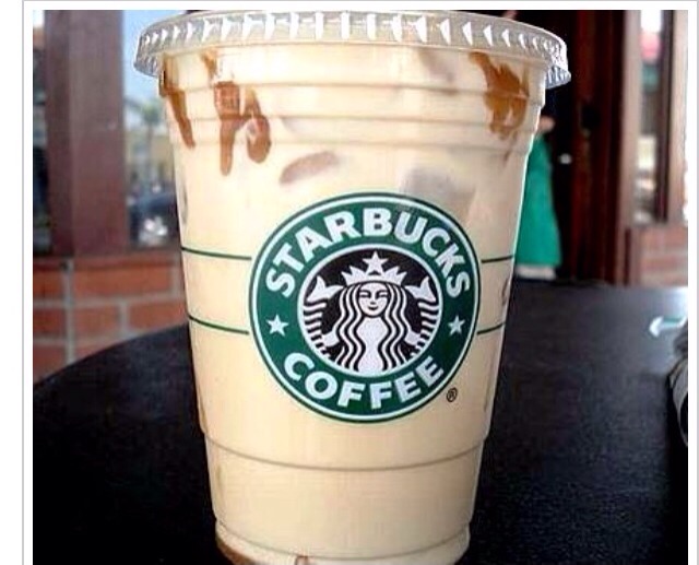 Caramel snickerdoodle macchiato 😋
•  Iced Soy Caramel Macchiato, upside down
•Add Vanilla Syrup (1 pump tall, 1.5 pumps grande, 2 pumps venti)
•Add Cinnamon Dolce Syrup (1 pump tall, 1.5 pumps grande, 2 pumps venti)
