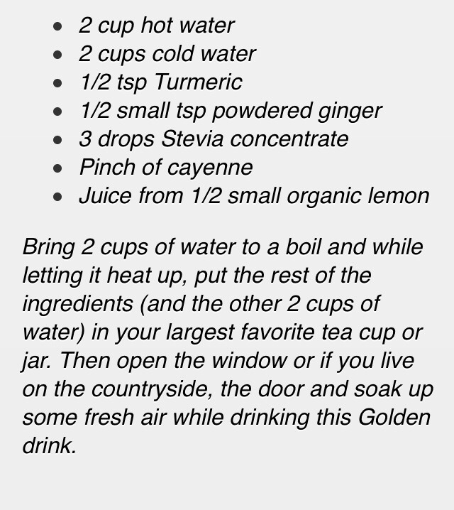 Golden Detox Drink😋