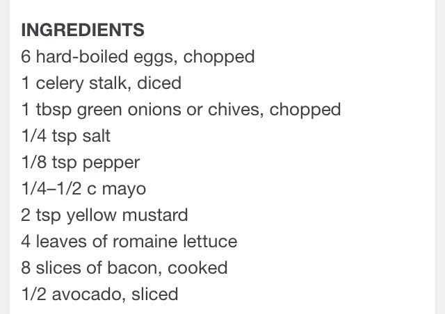 Egg Salad Lettuce Wrap Recipe 