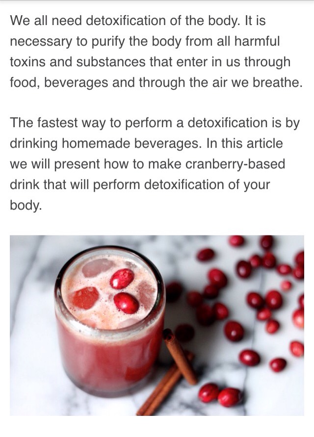 Power Detoxifying Drink To Clean Your Whole Body