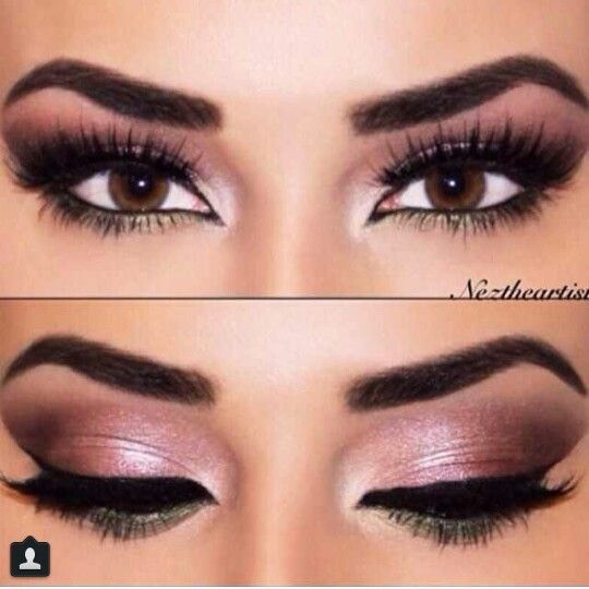Hot Eye Makeup For Brown Eyes.💗