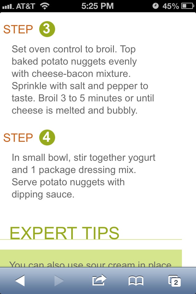 Cheesy Ranch & Bacon Potato Nuggets And Ranch Dipping Sauce