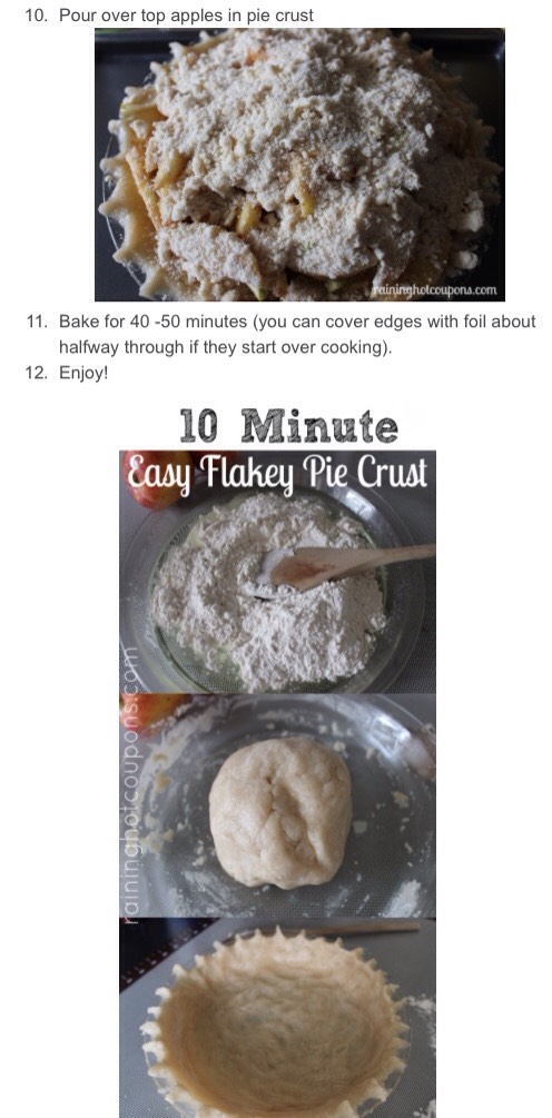 ✨10 Minute Flaky Crust Recipe & Easy Dutch Apple Pie✨😋👏👏