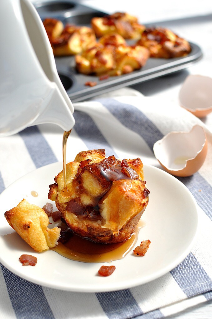 http://www.recipetineats.com/pull-apart-bacon-french-toast-muffins/
