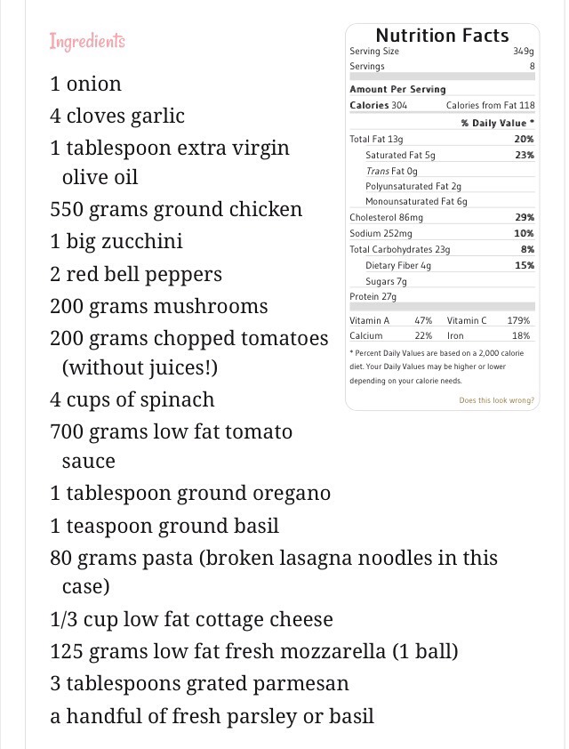Skinny 30 Minute Skillet Lasagna