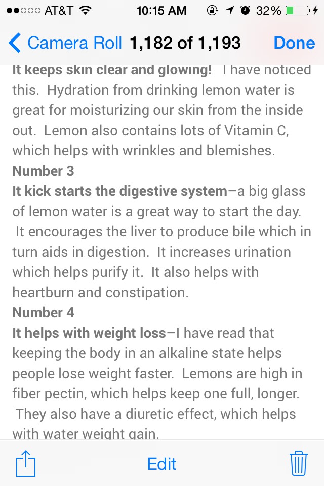 ✨✨5 Reasons To Drink Lemon Water Early In The Morning✨✨💦🍋🍋