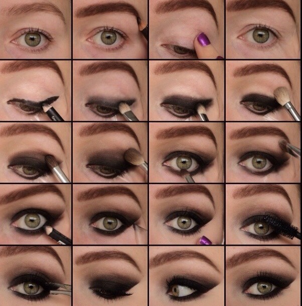 SMOKEY EYES (step by step guide) 